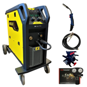 ESAB Schweissgerät Rustler EM 350C Pro Set mit Brenner und Zubehör