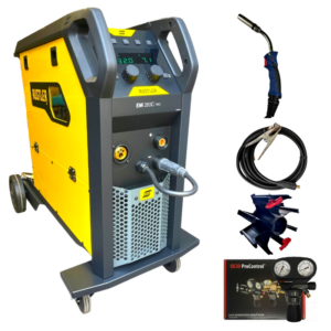 ESAB Schweissgerät Rustler EM 280C Pro Set mit Brenner und Zubehör